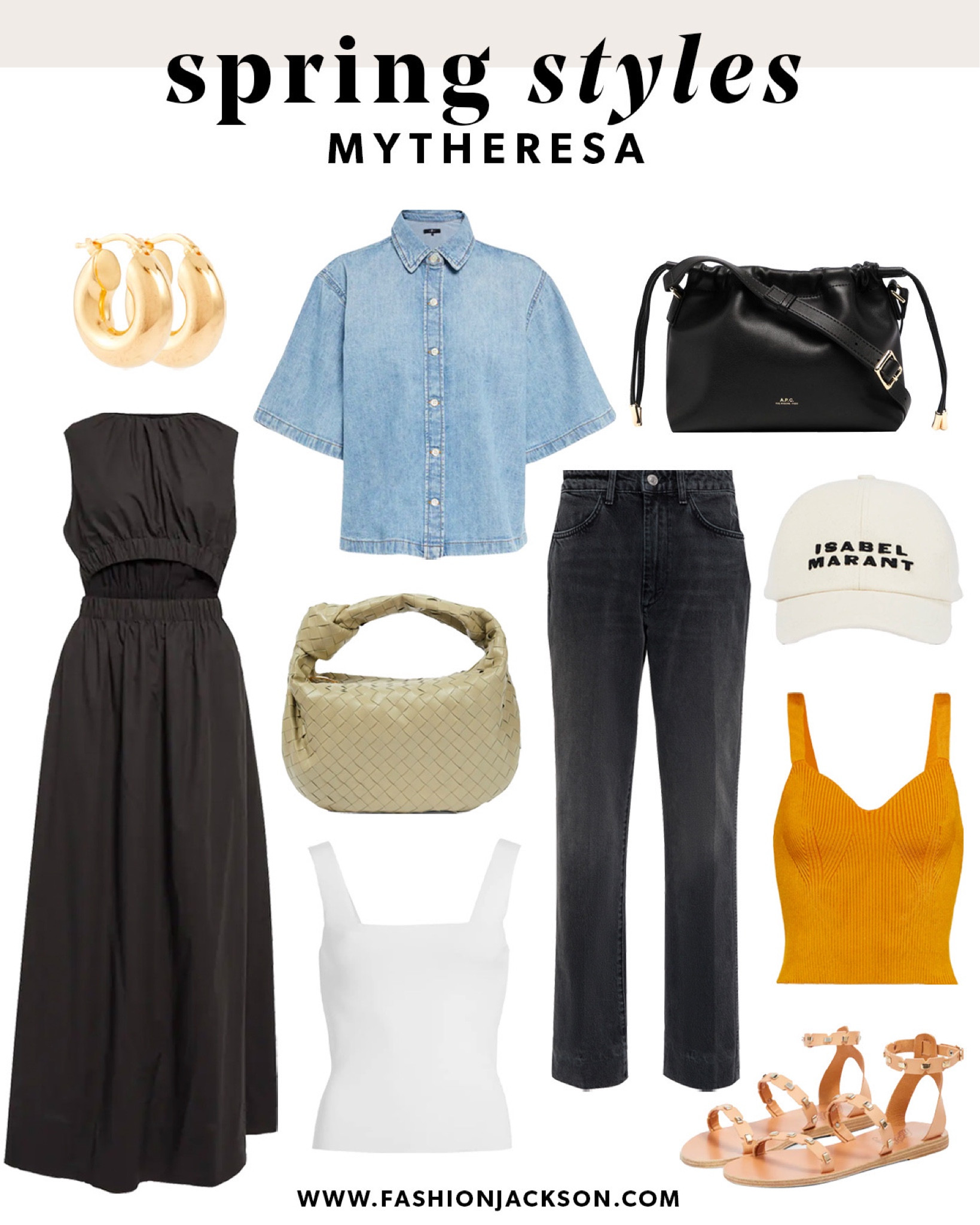 Spring styles, denim shirt, spring dress, @mytheresa #mytheresa #springfashion #blackdress #denimshirt #baseballhat #springdress #jeans #fashionjackson #ad

#LTKstyletip #LTKitbag