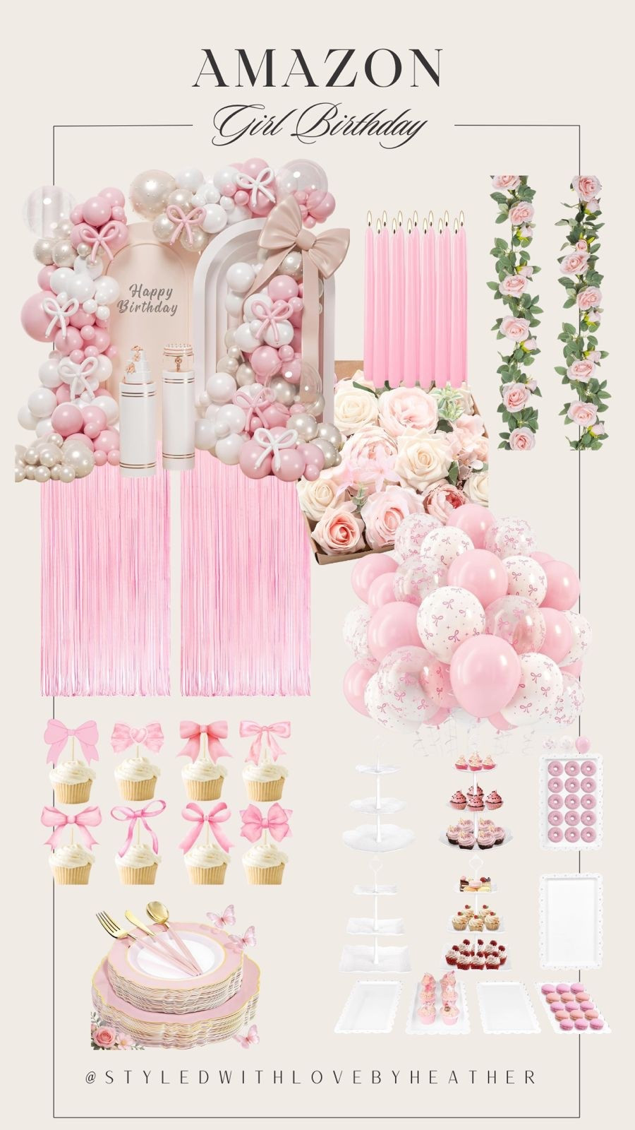 If you’re planning a girl birthday… this is your sign 💕✨
everything is so cute, soft, and aesthetic — perfect for creating that dreamy setup without the stress
linked all my favorite finds to recreate this vibe 🤍




#LTKgrwm #LTKHome #LTKmomlife