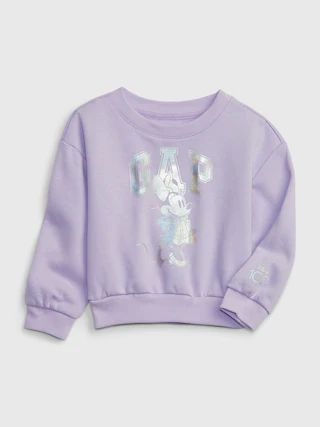 babyGap | Disney Metallic Minnie Mouse Sweatshirt | Gap (US)