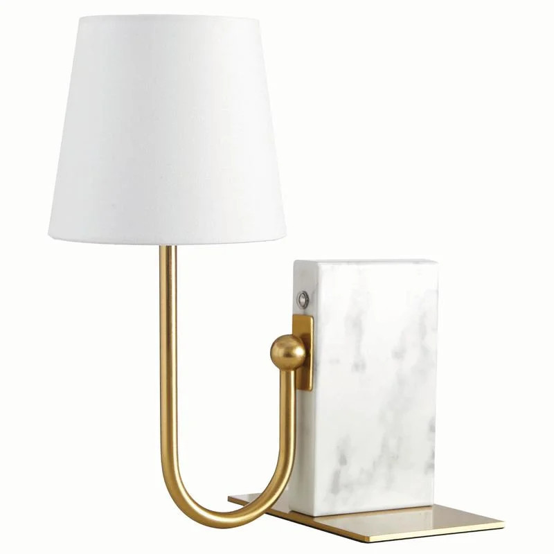 Home Decor Collection Marble Sconce Light Bookend | Walmart (US)