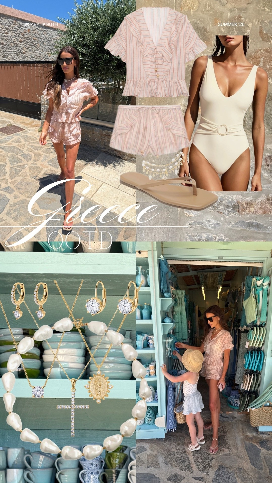 Summer vacation outfits, what we wore in Greece

#LTKootd #LTKTravel #LTKSwim