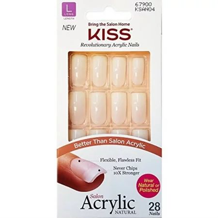 KISS Salon Acrylic Natural Nails - Object of Desire | Walmart (US)