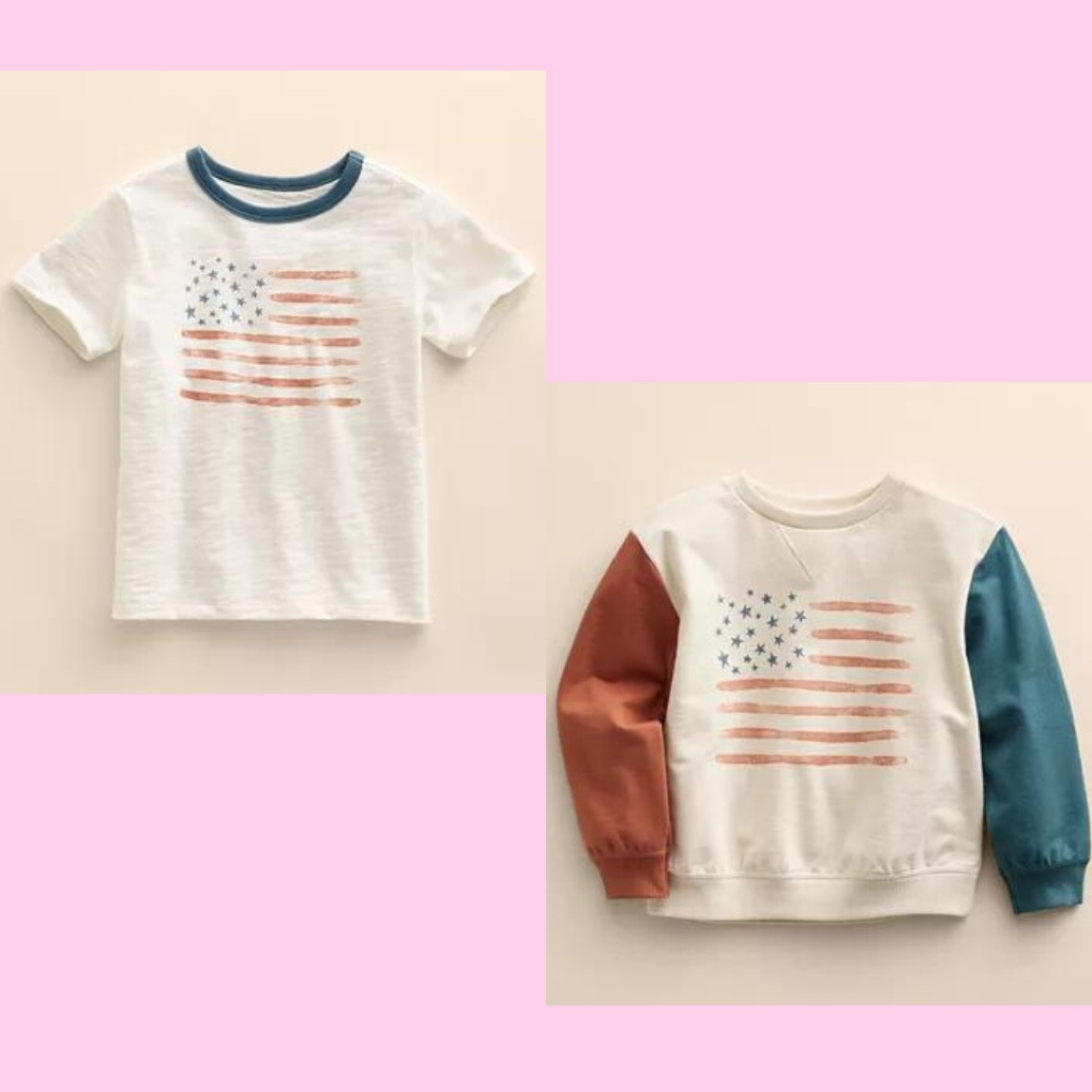 July 4 patriotic sweatshirt red white blue for baby, toddler and kids at Kohls #littleco

#LTKkids #LTKfamily #LTKbaby