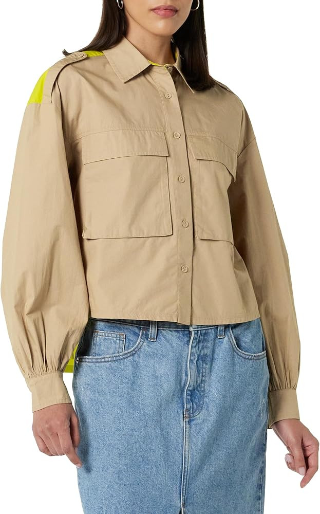 The Drop Women's Back Colorblock Cropped Jacket | Amazon (UK)