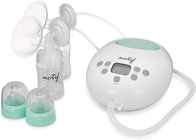 Motif Medical Luna Double Electric Breast Pump - Easy to Use, Quiet Motor, Built-in LED Night Lig... | Amazon (US)