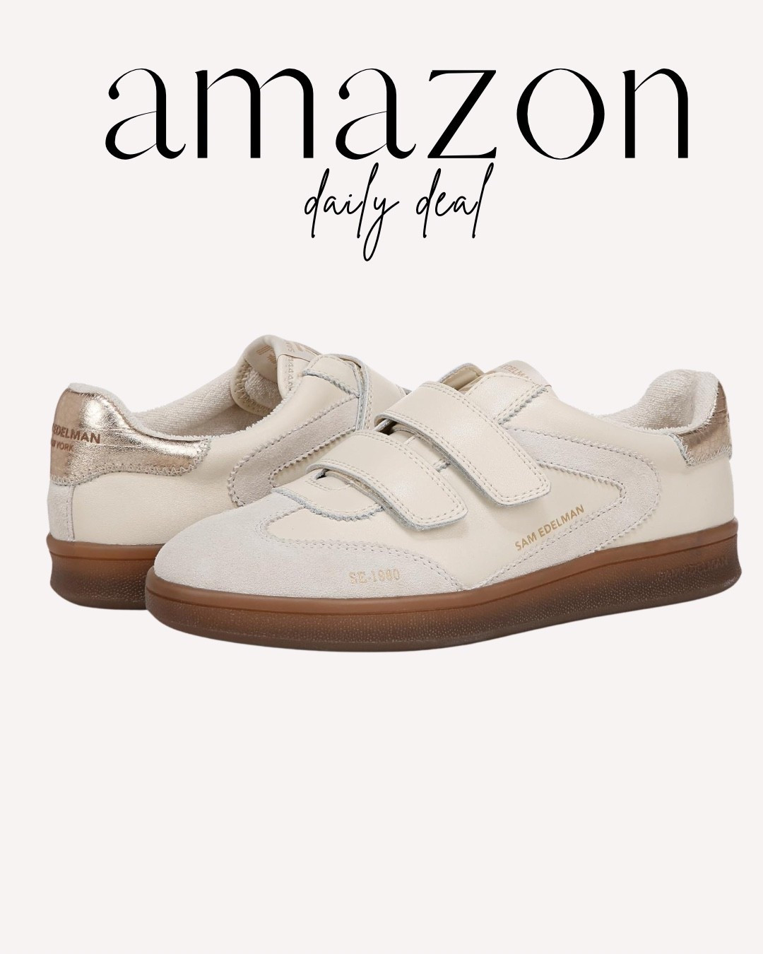 These neutral Sam Edelman sneakers are the cutest!! Love the pop of metallic. Currently on sale!

Mom style, mom outfit, mom sneakers, white sneakers, Amazon shoes, easy mom outfit 

#LTKShoeCrush #LTKSaleAlert #LTKSeasonal