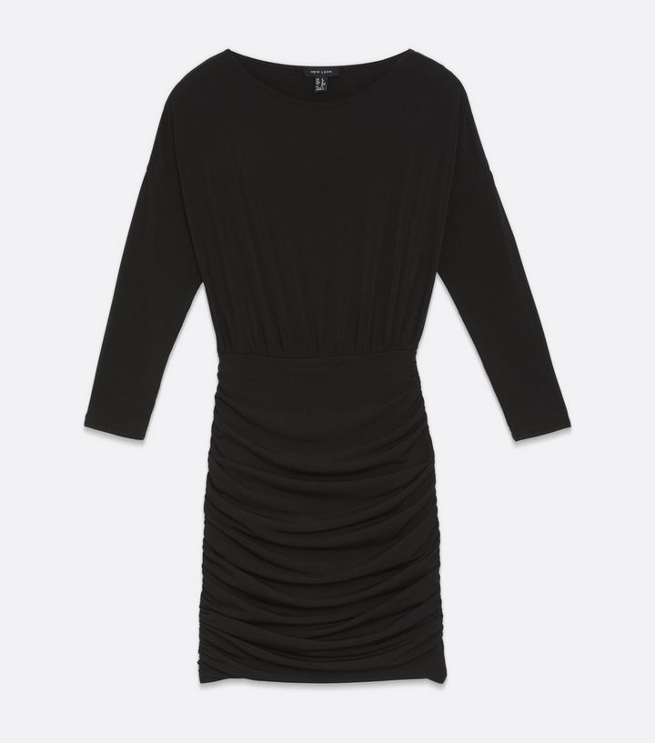 Black Ruched Side Mini Bodycon Dress
						
						Add to Saved Items
						Remove from Saved Item... | New Look (UK)