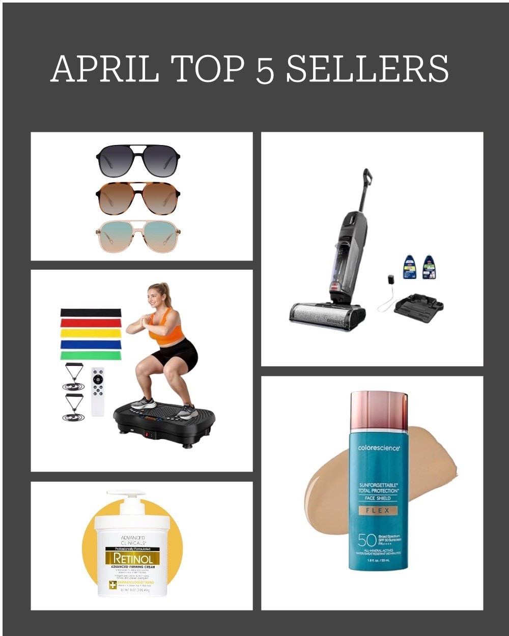 APRIL TOP 5 SELLERS! 👏

#LTKselfcare #LTKdayinmylife #LTKmorningroutine