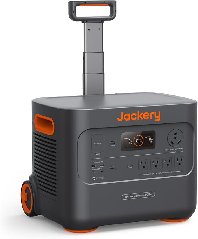 Jackery Portable Power Station Explorer 3000 Pro, Solar Generator with 3024Wh, 2x100W PD Ports, 2... | Amazon (US)