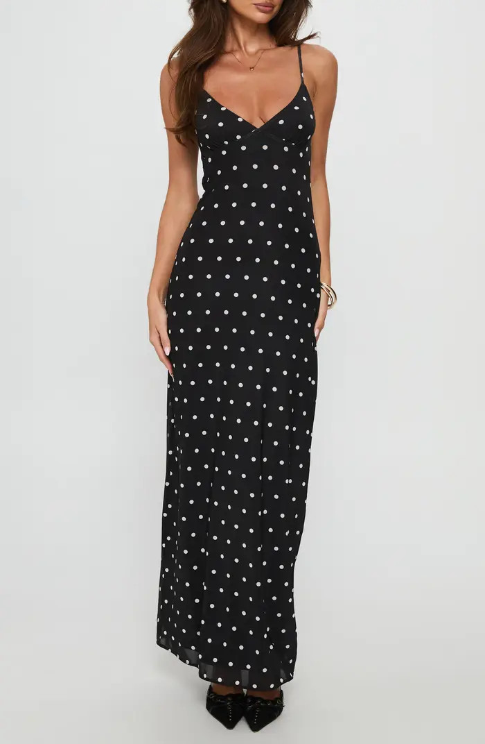 Glass Half Full Sleeveless Mesh Maxi Dress | Nordstrom
