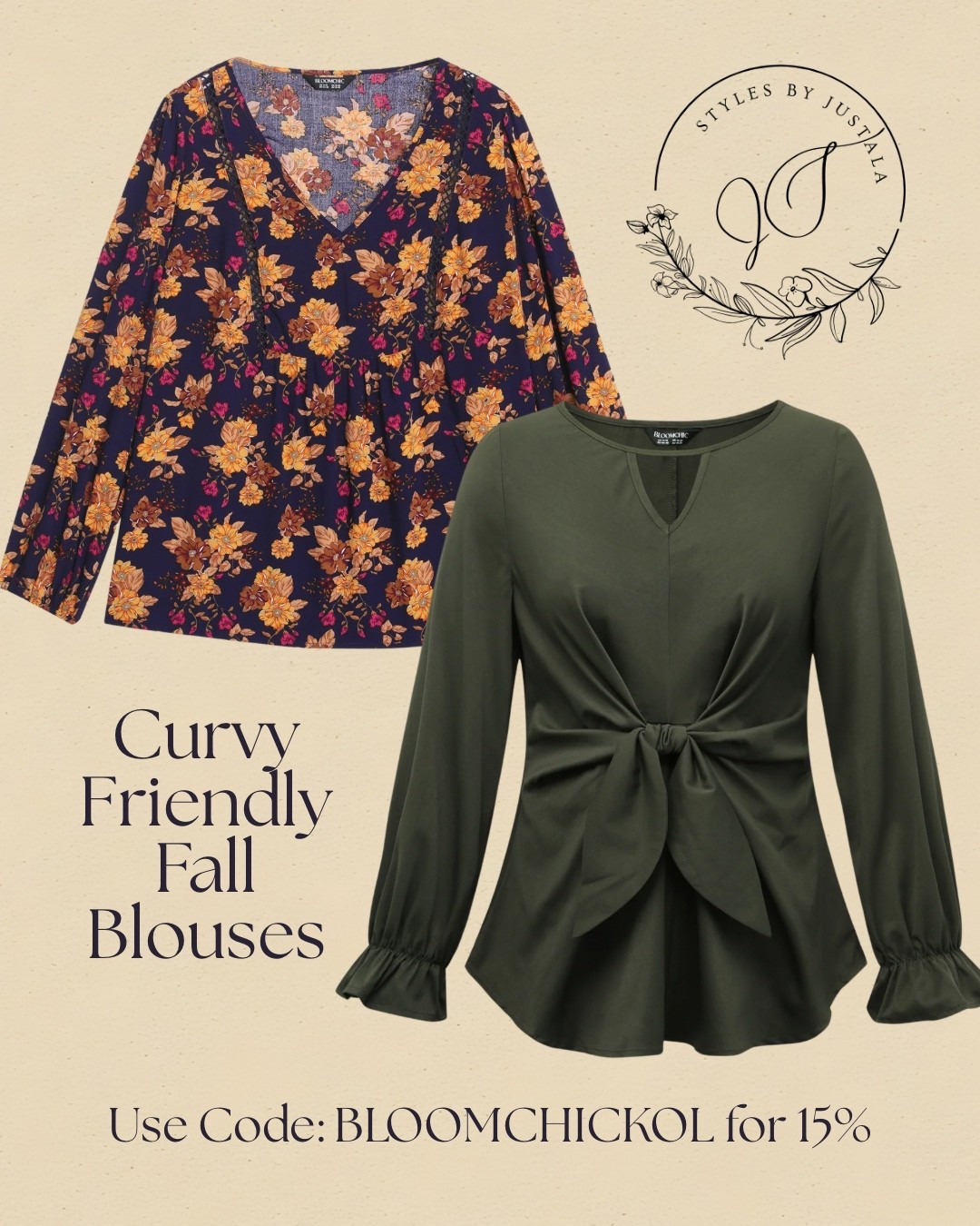 Curvy Friendly Fall Blouses for under $20. Available in sizes 10-30. Don’t forget to use code: BLOOMCHICKOL for 15% off! ✨

#LTKTall #LTKPlusSize #LTKMidsize