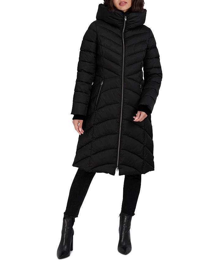 Faux Fur Trim Hooded Puffer Coat | Bloomingdale's (US)