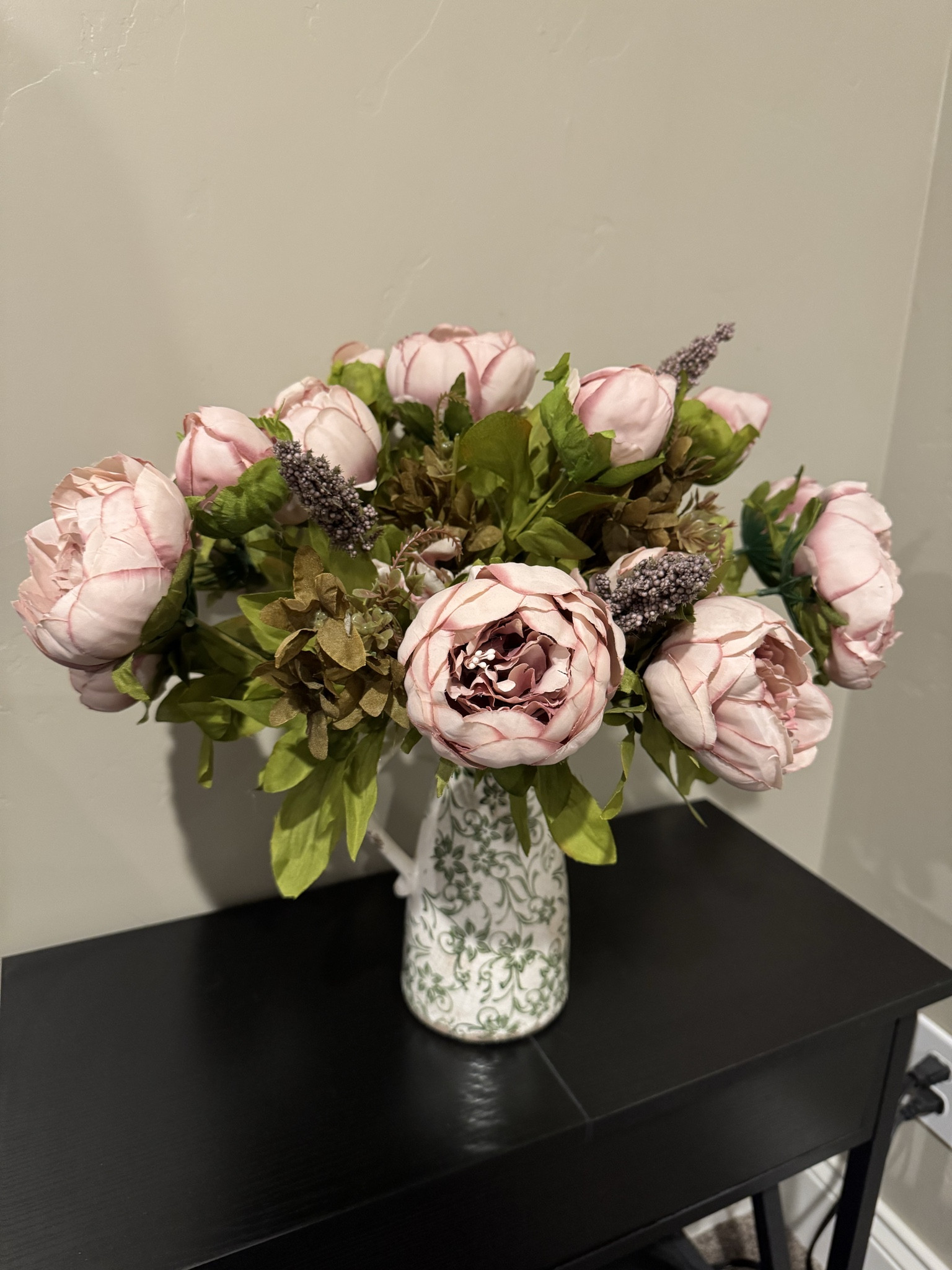 Artificial Peony Silk Flowers Bouquet Glorious Moral for Home Office Decoration and Weddings(Sweetened Bean). 6.5in. Tuscan Ceramic Green Scroll Pitcher Vase. 

Dropping straight into your Black Friday and Cyber Monday feed with these Christmas gift finds of the week 🔥🎄✨

#LTKGiftGuide #LTKCyberWeek #LTKHome