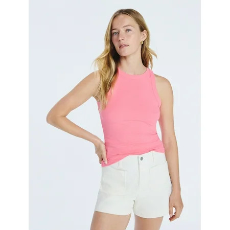 Free Assembly Women s Cutaway Tank Top Sizes XS-XXL | Walmart (US)