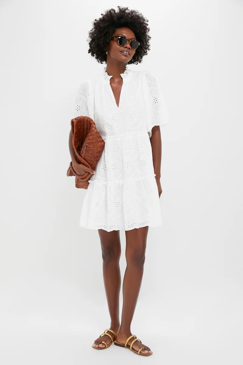 White Eyelet Crawford Dress | Tuckernuck (US)