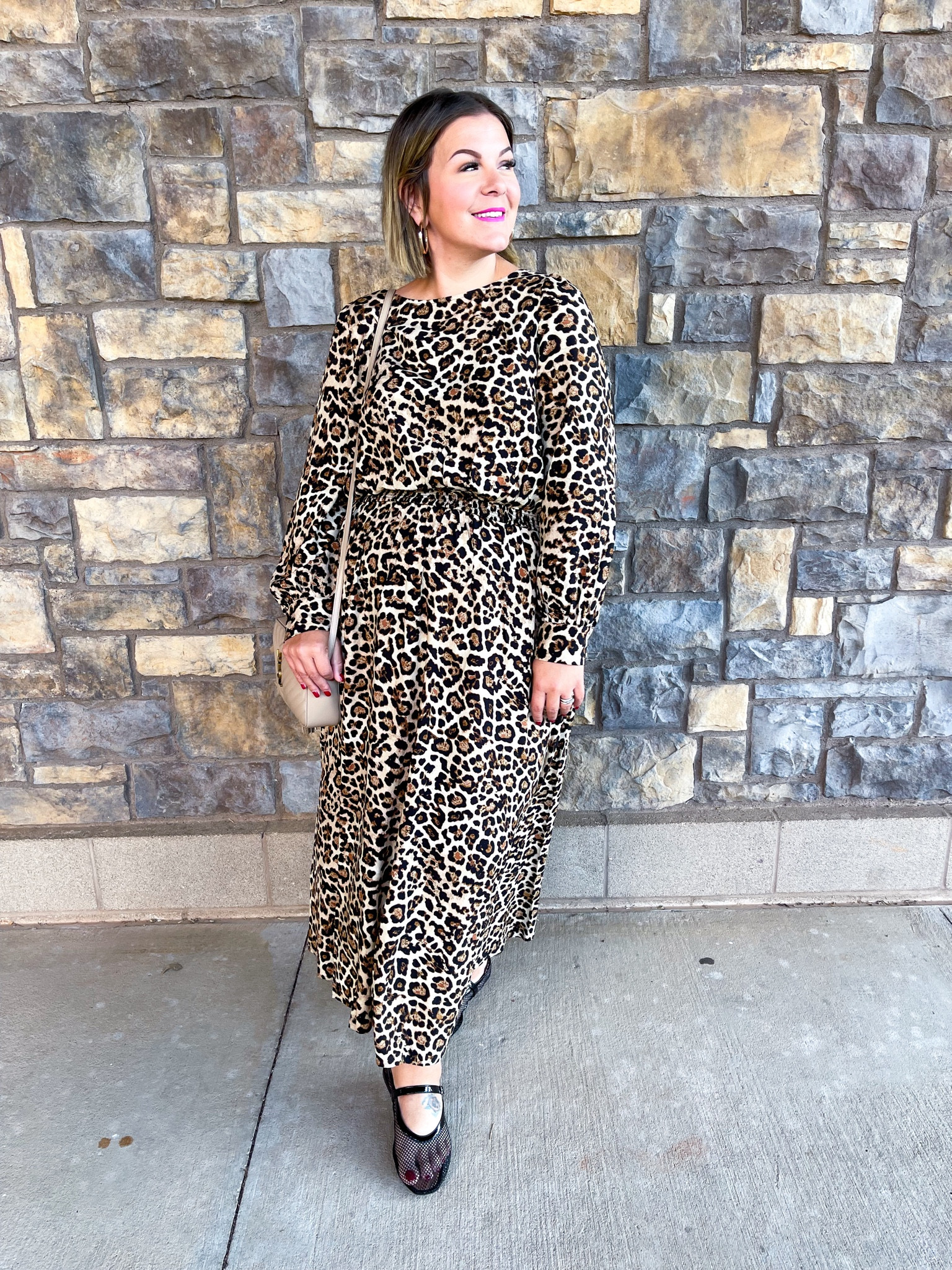 Loft leopard dress. Wearing size XL. 

#LTKMidsize #LTKSaleAlert #LTKOver40