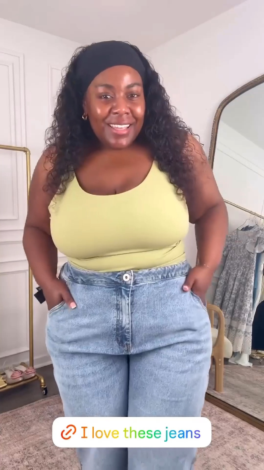 Love these jeans but need to size down. Should I get an 18 or 16? These are very stretchy, but I’m torn! They’re perfect wide-leg jeans for plus-size denim lovers.

#LTKPlusSize #LTKWatchNow #LTKStyleTip