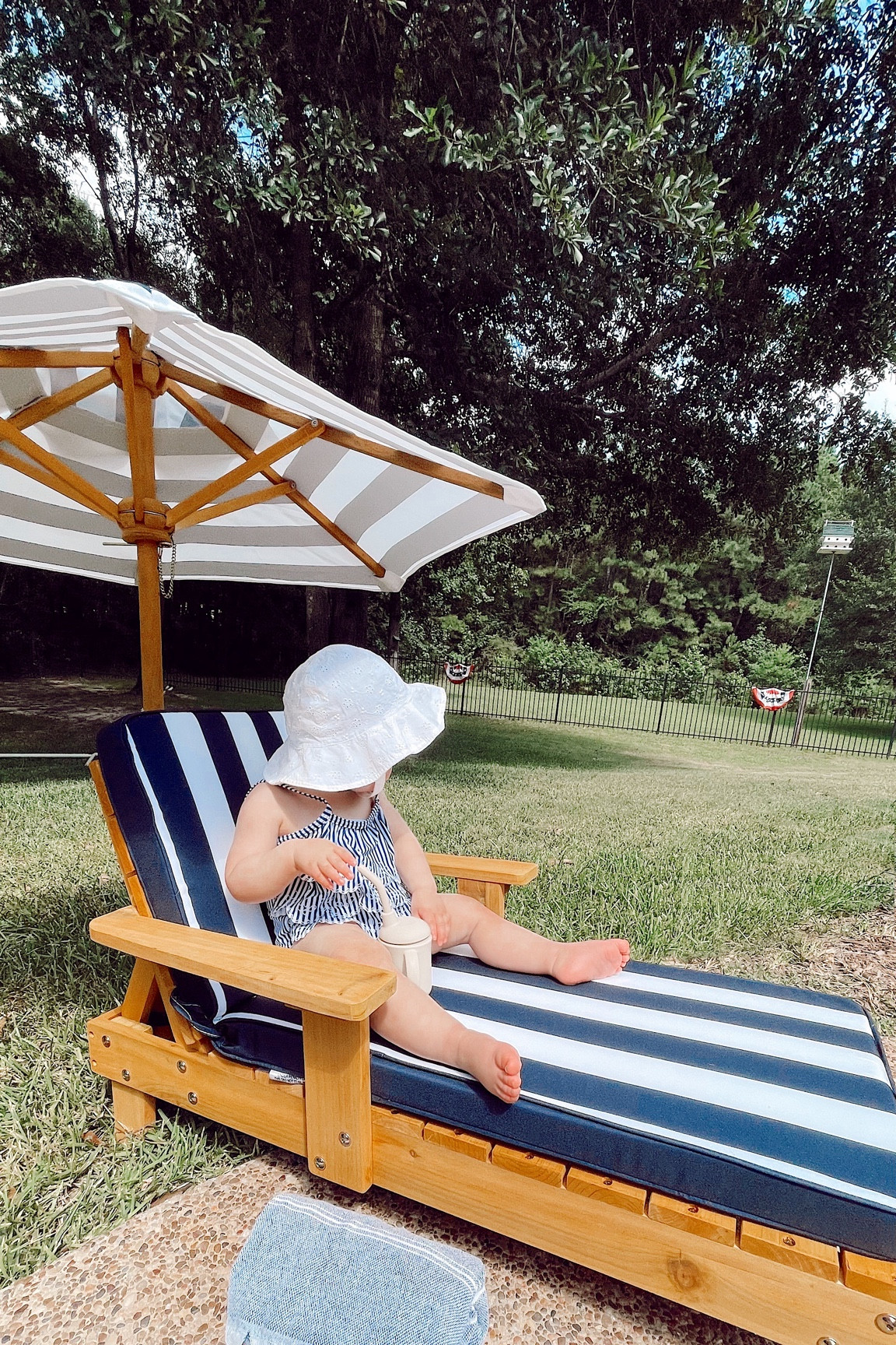 4th of July 
Summer Amazon finds 
Baby girl swimsuit 
Baby hat 
Pool chaise lounger 

#LTKbaby #LTKkids #LTKswim