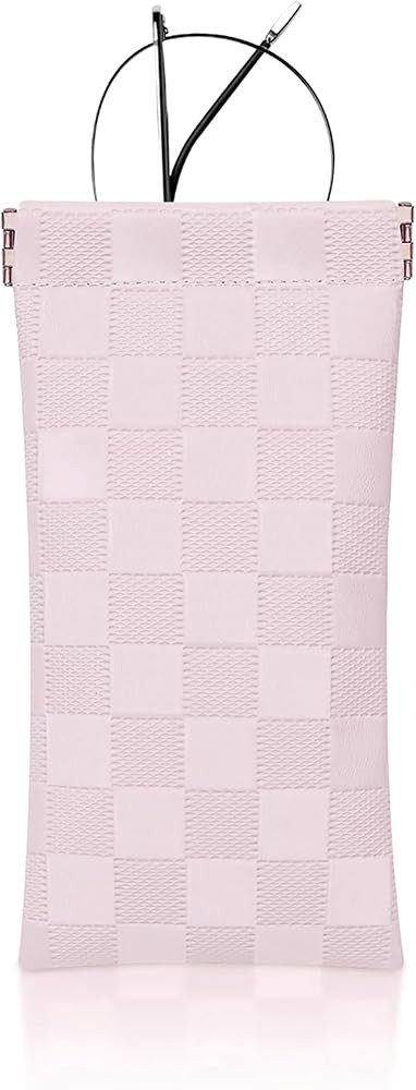 eyeglasses bag Soft Glasses bag, Portable Squeeze Top Sunglasses Case Travel for Women Girls | Amazon (US)