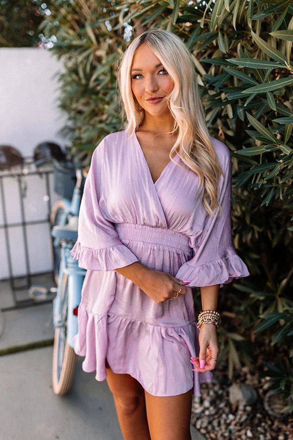 Daytona Date Night Dress In Lavender | Impressions Online Boutique