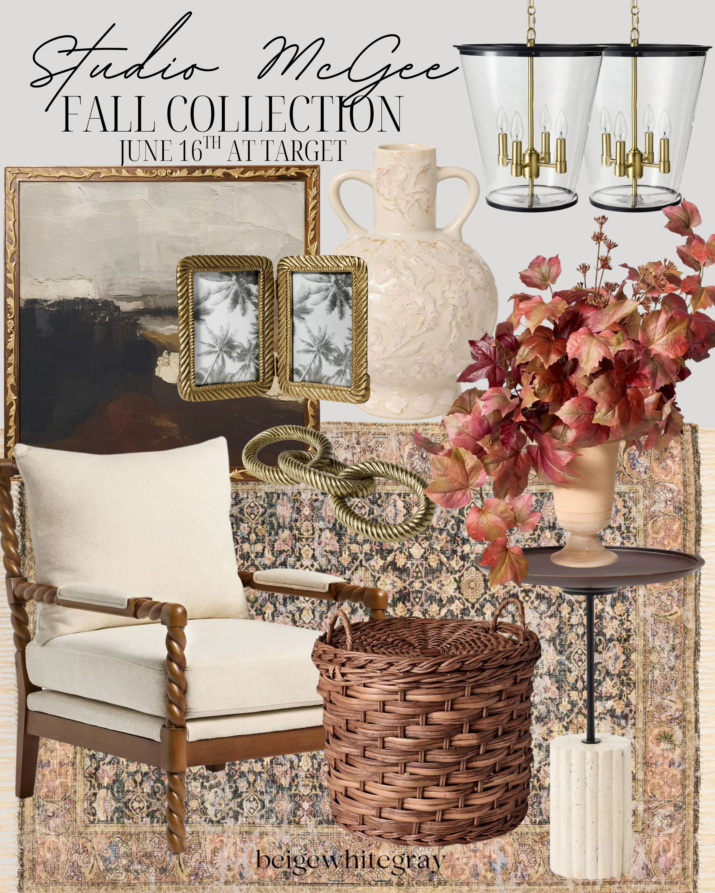 Studio McGee Fall Collection at Target! Available June 16th!
Target Home / Studio McGee Fall / Studio McGee Furniture / Studio McGee Decor / Brass Pumpkins / Earth Tones / Vintage Framed Art / Cozy Throw Blankets / Textured Throw Pillows / Faux Fall Foliage / Amber Glass Vases / Rattan Baskets / Woven Pumpkins / Terracotta Planters / Moody Decor / Fluted Candle Holders / Dried Floral Arrangements / Pumpkin-Scented Candles / Linen Tablecloths / Moody Fall Wreaths / Neutral Doormats / Ceramic Mugs / Velvet Accents / Wooden Bead Garlands / Layered Area Rugs / Soft Knit Poufs / Autumn-Inspired Wall Art / Gold Lanterns / Rustic Wooden Trays / Boucle Furniture / Modern Organic Home / Neutral Home Decor / Fall Home /  

 

#LTKSeasonal #LTKHome #LTKStyleTip