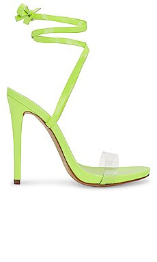 Schutz Cloe Vinyl Heel in Green Fresh from Revolve.com | Revolve Clothing (Global)