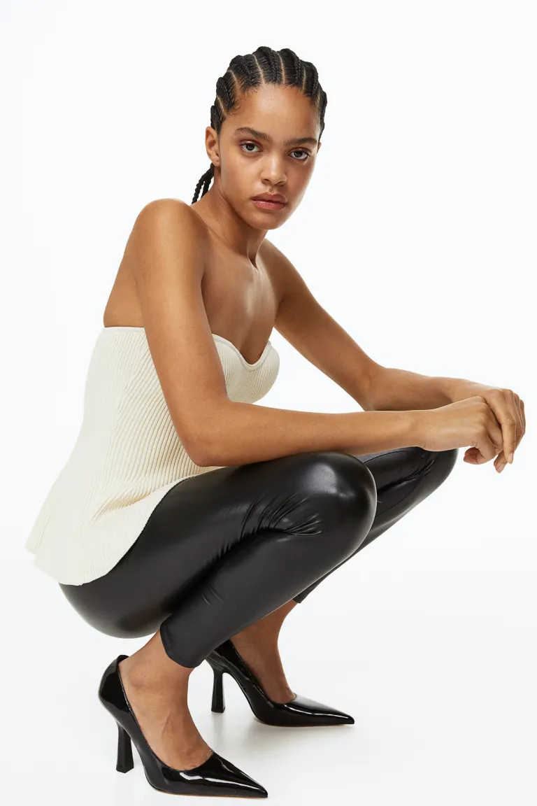 Imitation leather leggings | H&M (UK, MY, IN, SG, PH, TW, HK)