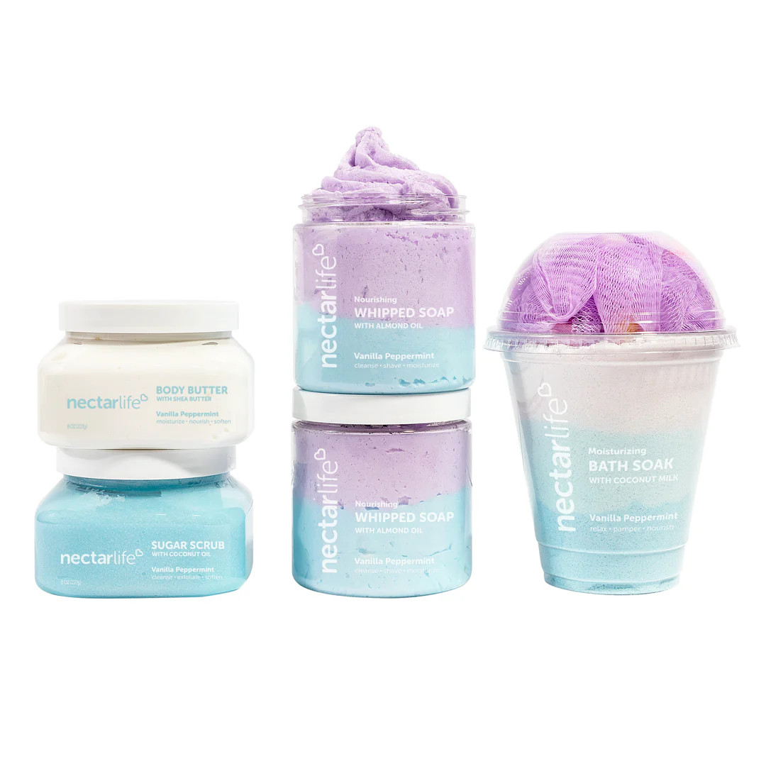 Vanilla Peppermint Favorites Bundle | Nectar Bath Treats