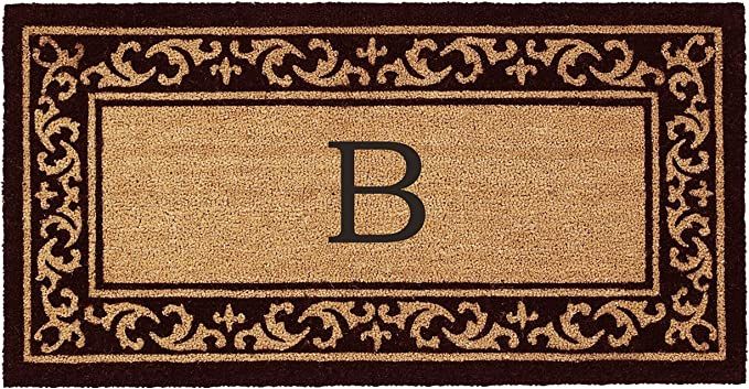 Calloway Mills AZ120063048B Vosta Monogram Doormat, 30" x 48" (Letter B) | Amazon (US)