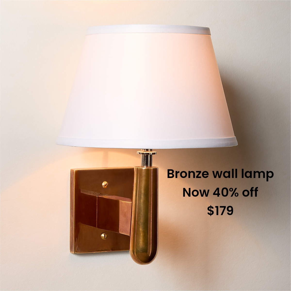 40% off this wall sconce. Buy single or set of two. Under $180! @cb2 @Crate & Barrel

#LTKHome #LTKSaleAlert #LTKSeasonal