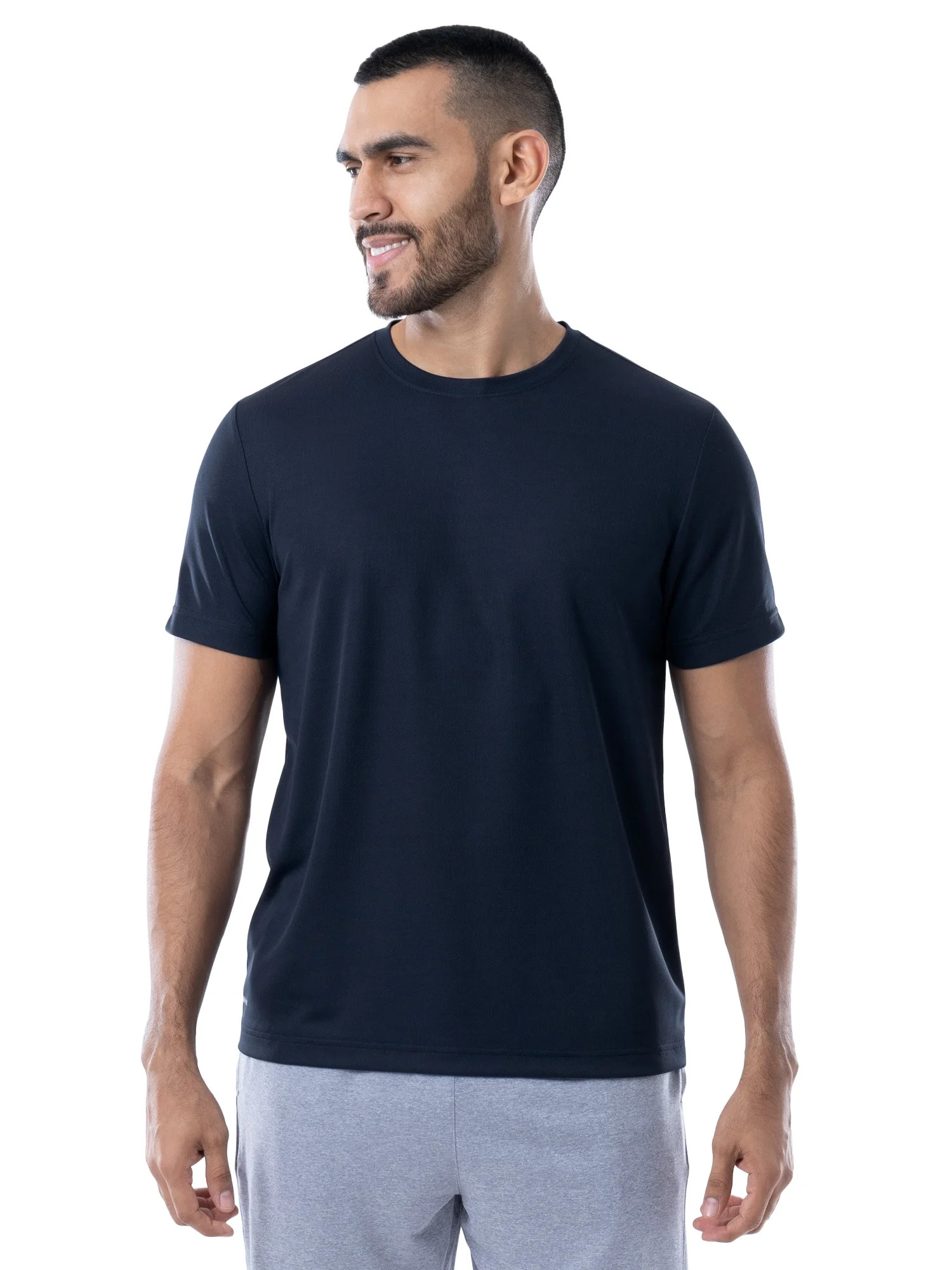 Athletic Works Men's & Big Men's Core Active Short Sleeve Tee Shirt, Sizes XS-4XLT | Walmart (US)