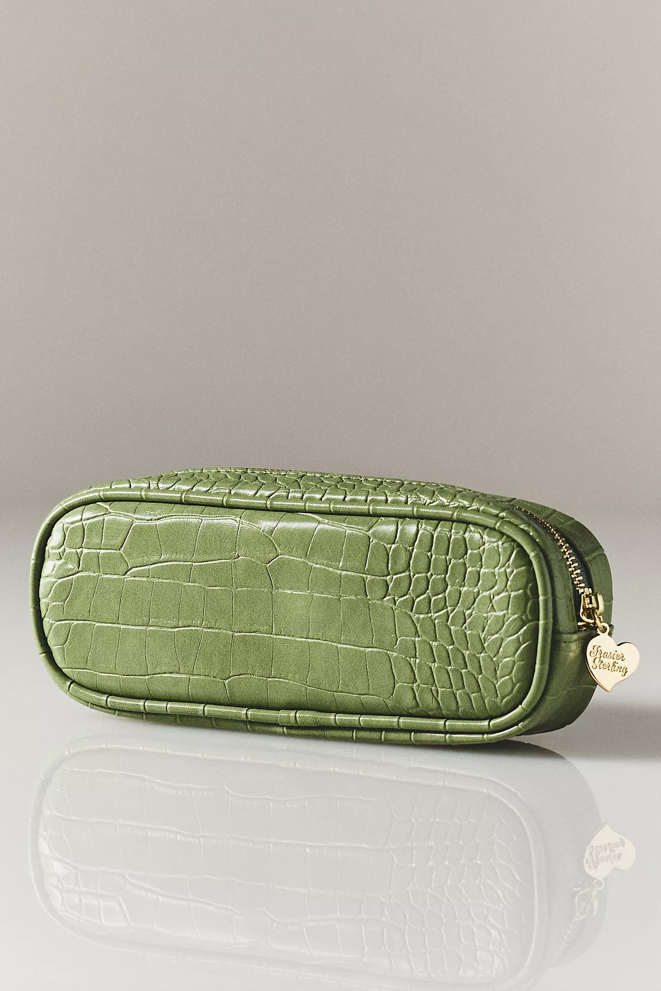 Frasier Sterling Croc Small Pouch | Anthropologie (US)