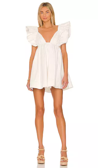 Clementine Mini Dress in White curated on LTK