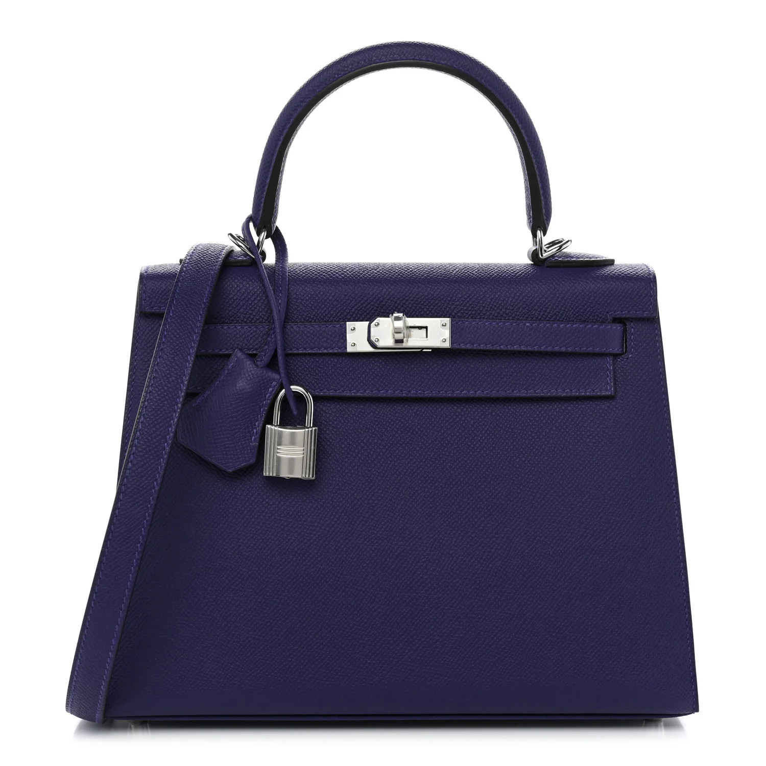 Hermes Epsom Kelly Sellier 25 Purple 1945446 | FASHIONPHILE (US)