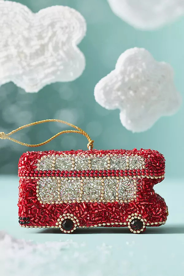 Hand-Beaded Travel Ornament | Anthropologie (US)