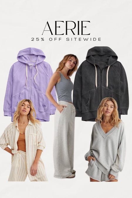 Spring sale 25% off Aerie sweatshirts + sweatpants 🩵

#LTKSeasonal #LTKSpringSale #LTKfindsunder50