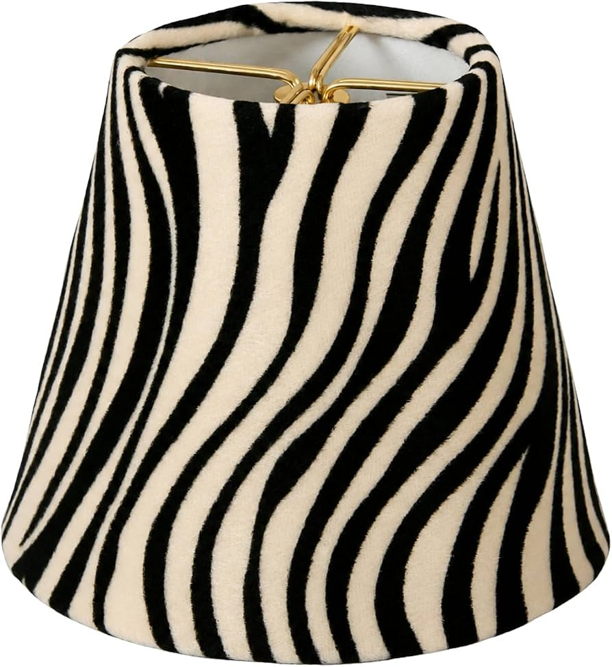 Royal Designs, Inc. CS-961-5 Animal Print Empire Chandelier Shade, Zebra Print with White Lining,... | Amazon (US)