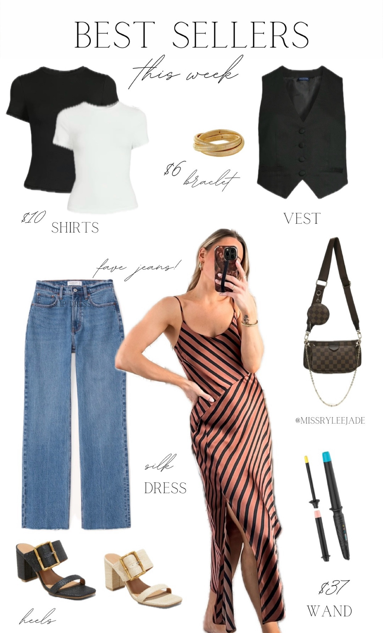 TRENDING 🚨 VESTS for spring 

Vests are going viral rn and I found this one at Walmart for under $25!! 🤩

Would be so cute with a slip dress, paired with jeans, or layered over a lace top!! 

Best sellers this week included accessories, staple t-shirts and of course my new curling wand! The wand has been a best seller for the last 3 weeks!! ✨ available at both Walmart & Target! 

#LTKfindsunder50 #LTKstyletip #LTKfindsunder100