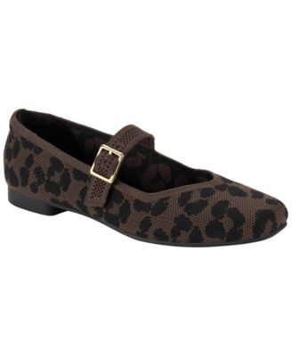Style & Co Women's Broadwayy Mary Jane Flats, Created For Macy's - Black Knit | Macy's