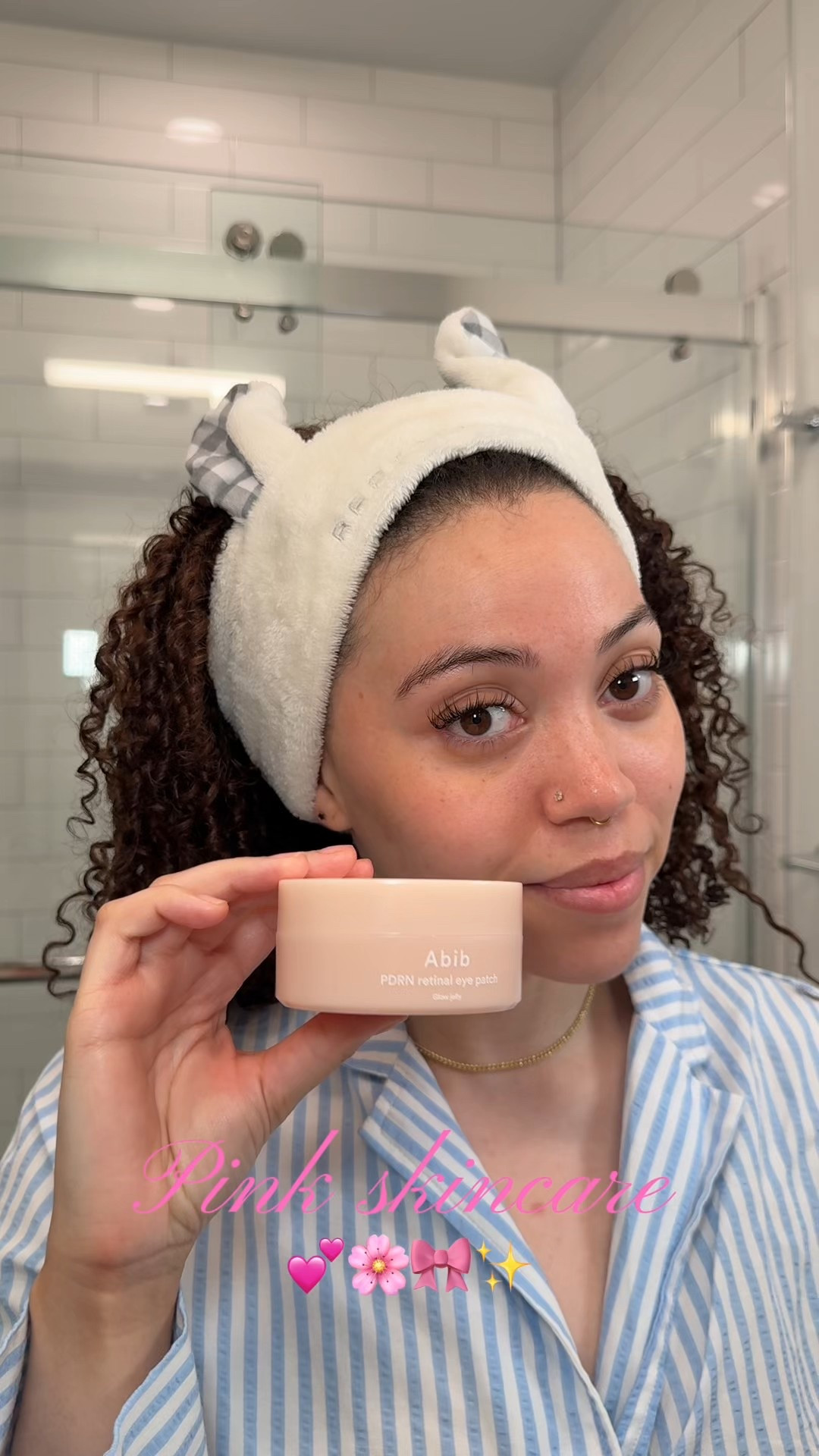 Love an all pink skincare routine #skincare 