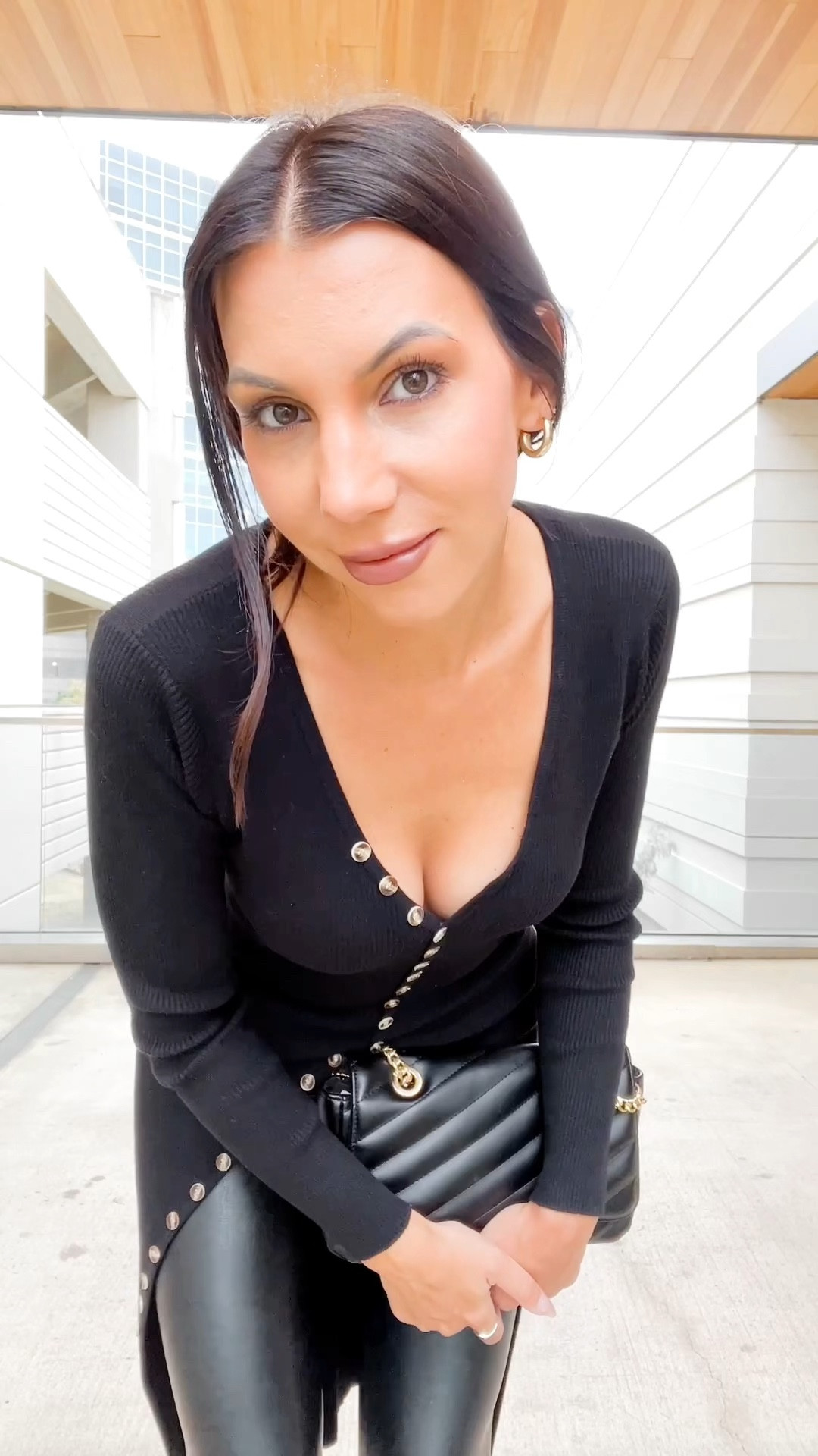 Fall faux leather leggings outfit idea with a sweater dress styled as a duster cardigan. Everything is from Amazon Fashion. 

#LTKSeasonal #LTKstyletip #LTKfindsunder100