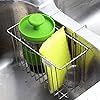 Kitchen Sponge Holder, Aiduy Sink Caddy Brush Soap Dishwashing Liquid Drainer Rack - Stainless St... | Amazon (US)