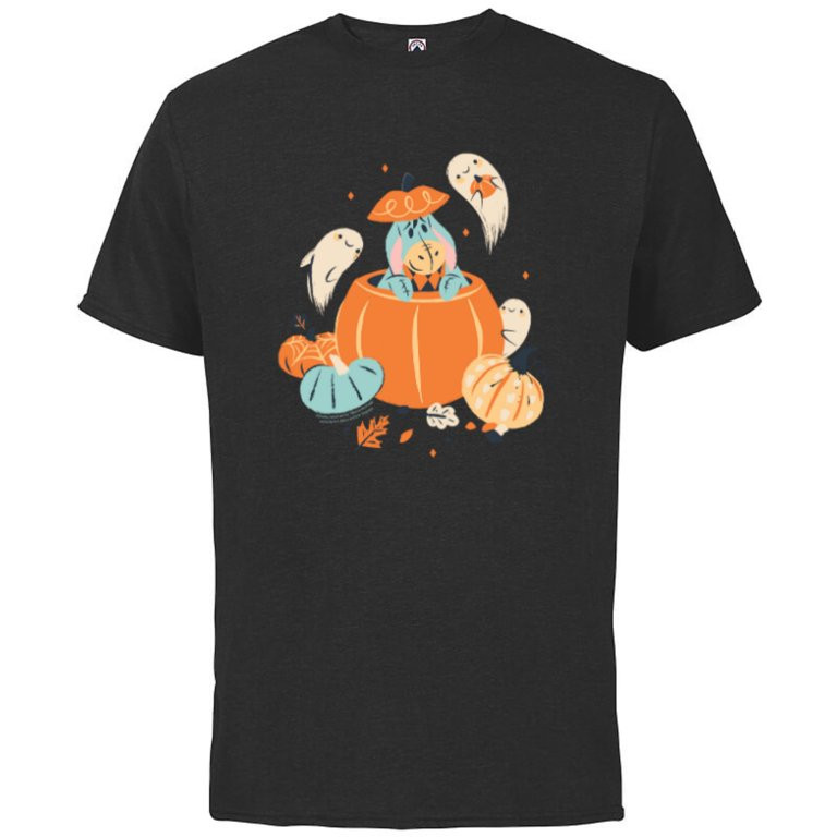 Disney Winnie the Pooh Eeyore Pumpkin & Ghost Pals Halloween - Short Sleeve Cotton T-Shirt for Ad... | Walmart (US)
