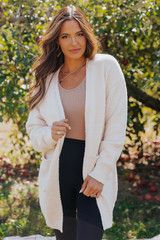 Softest Essential Cream Fuzzy Knit Cardigan - FINAL SALE | Magnolia Boutique