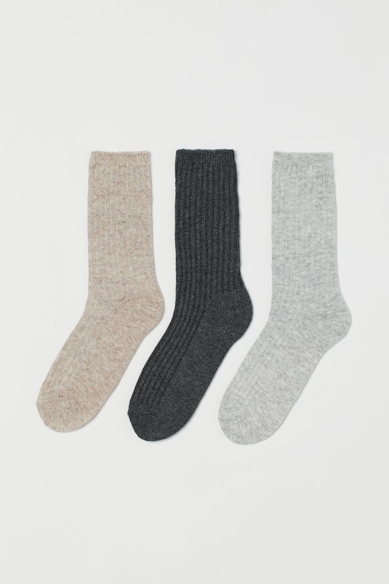 3 paar sokken | H&M (DE, AT, CH, DK, NL, NO, FI)