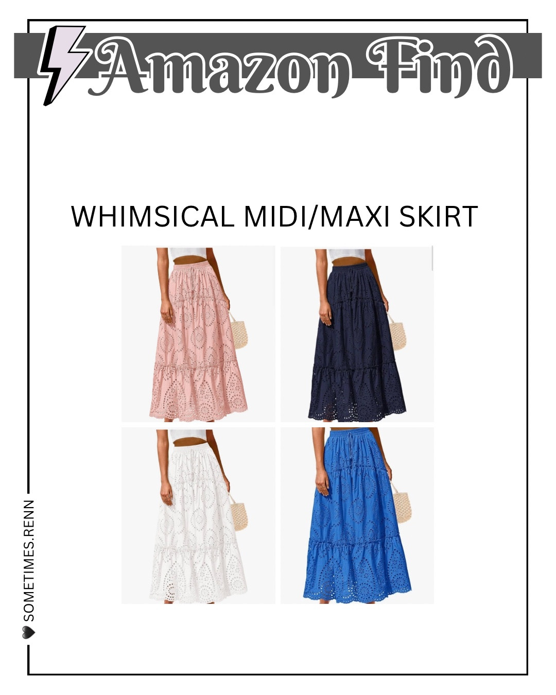 Bobo skirt, midi skirt, 