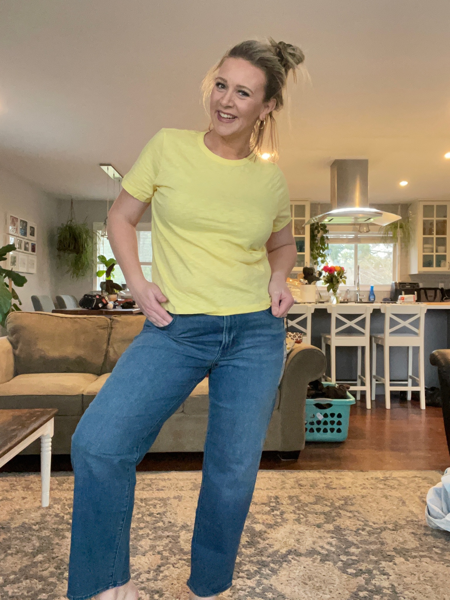 Love these high rise Wow loose jeans from Old Navy.

#LTKcurves