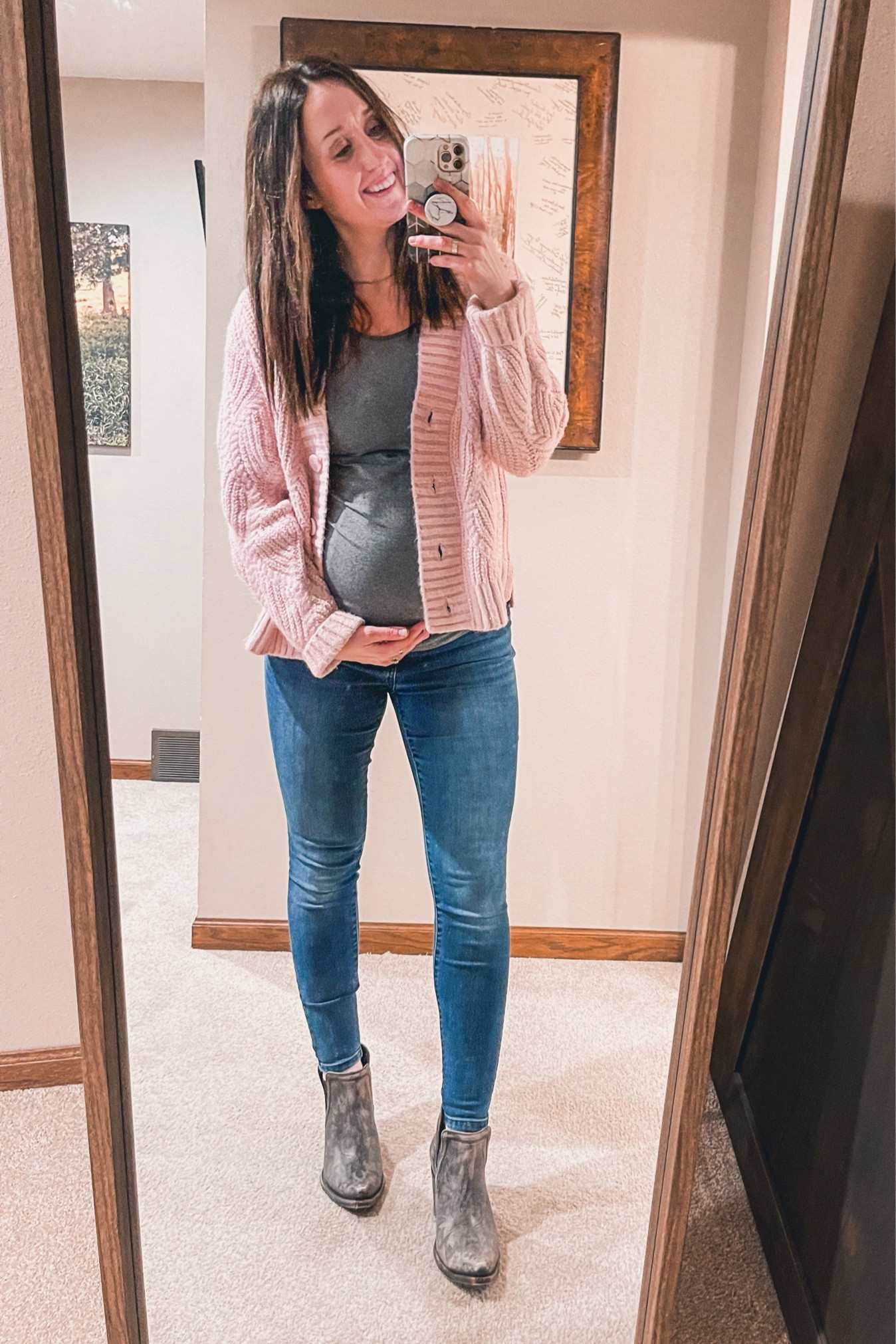 Cute, casual, and almost all from target! 
Sweater is oversized, wearing small. Boots are Ariat and recommend half size up.

#LTKbump