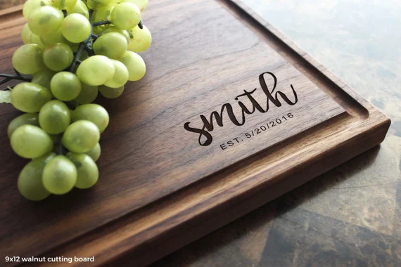 Custom Engraved Cutting Board  Wedding Housewarming | Etsy | Etsy (US)