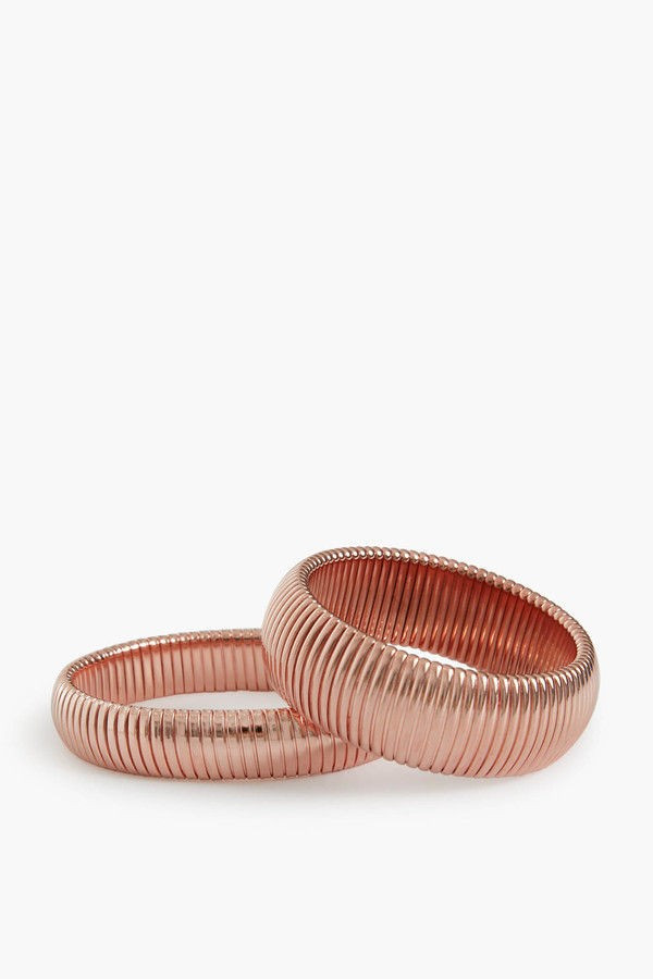 Rose Gold Cobra Bracelet Set | Tuckernuck (US)